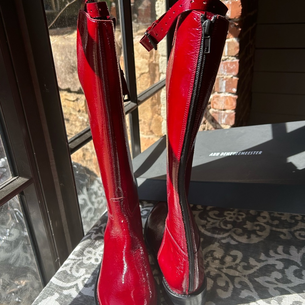 Ann Demeulemeester riding boots - Picture 3 of 6